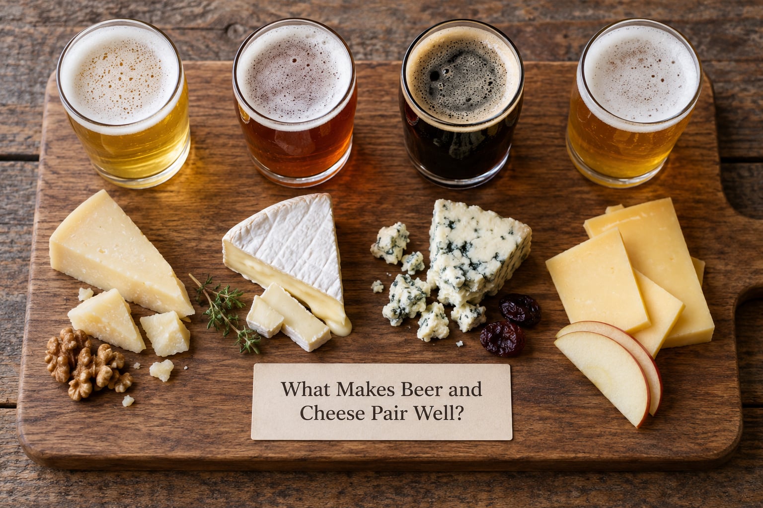 What Makes Beer and Cheese Pair Well?