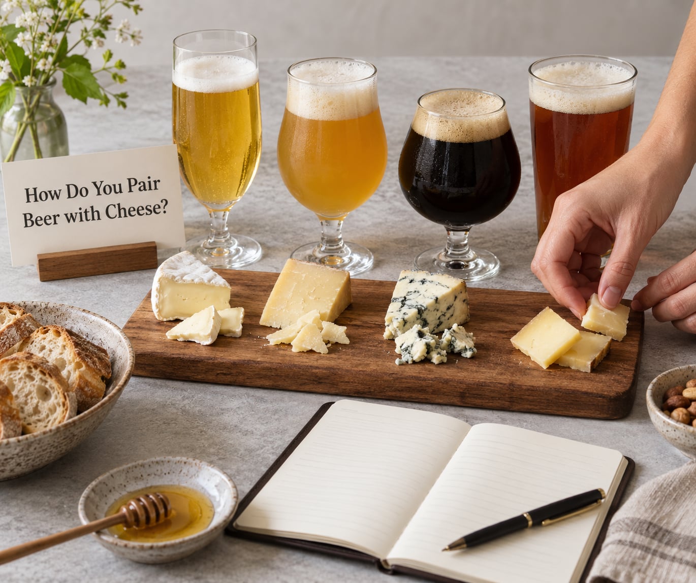 How Do You Pair Beer with Cheese?