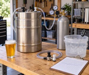 how to calculate keg psi for desired carbonation