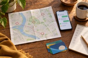 how to plan a bar crawl route for a large group