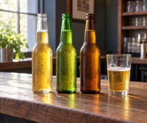 why beer in green bottles tastes different