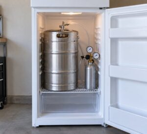 how to store a keg at home