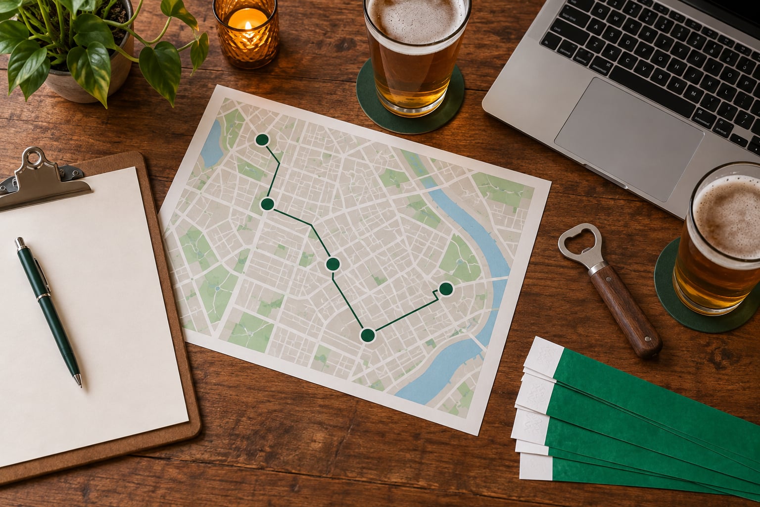 how to organize a bar crawl fundraiser
