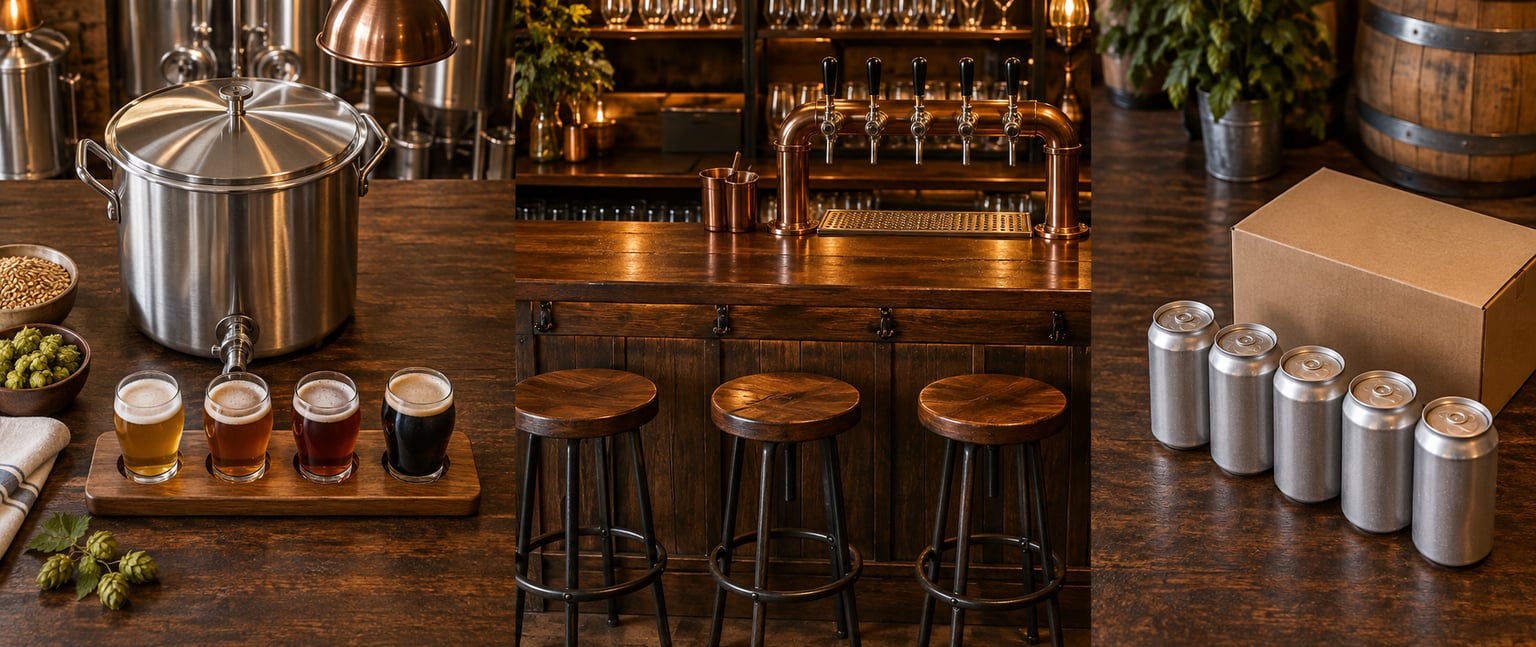 microbrewery vs brewpub vs regional brewery