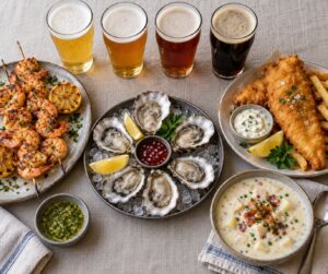 what beer goes with seafood