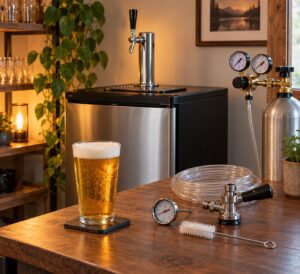 why is my kegerator pouring flat beer