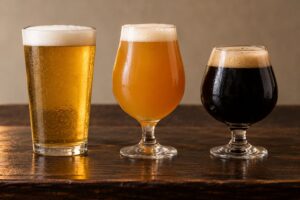 pint glass vs tulip glass vs snifter