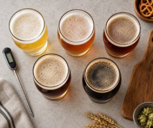 best temperature to serve different beer styles