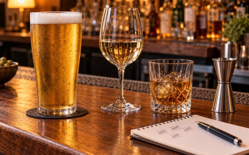 How to Count Standard Drinks Correctly (2026) Bar Guide