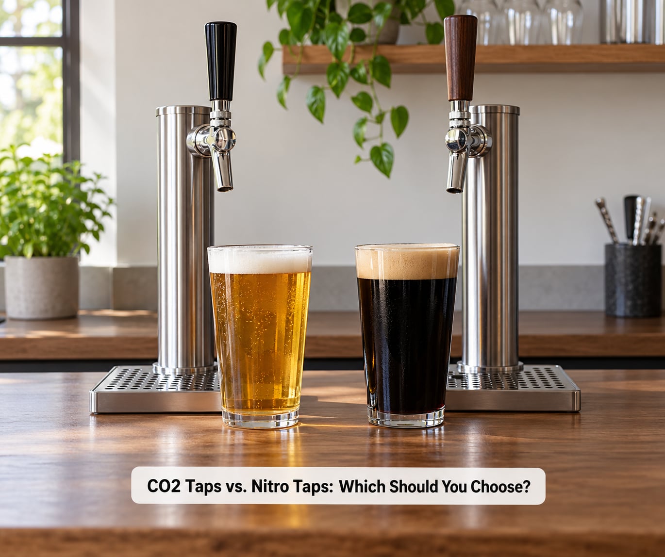 CO2 Taps vs. Nitro Taps: Which Should You Choose?