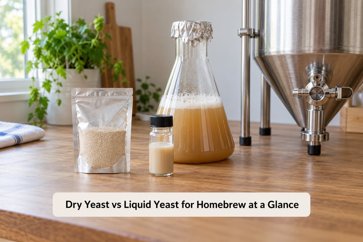 Dry Yeast vs Liquid Yeast for Homebrew at a Glance