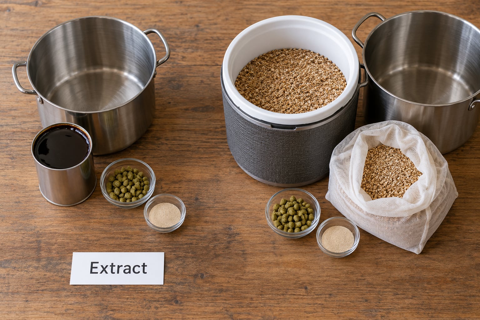 Extract vs All Grain Brewing at a Glance