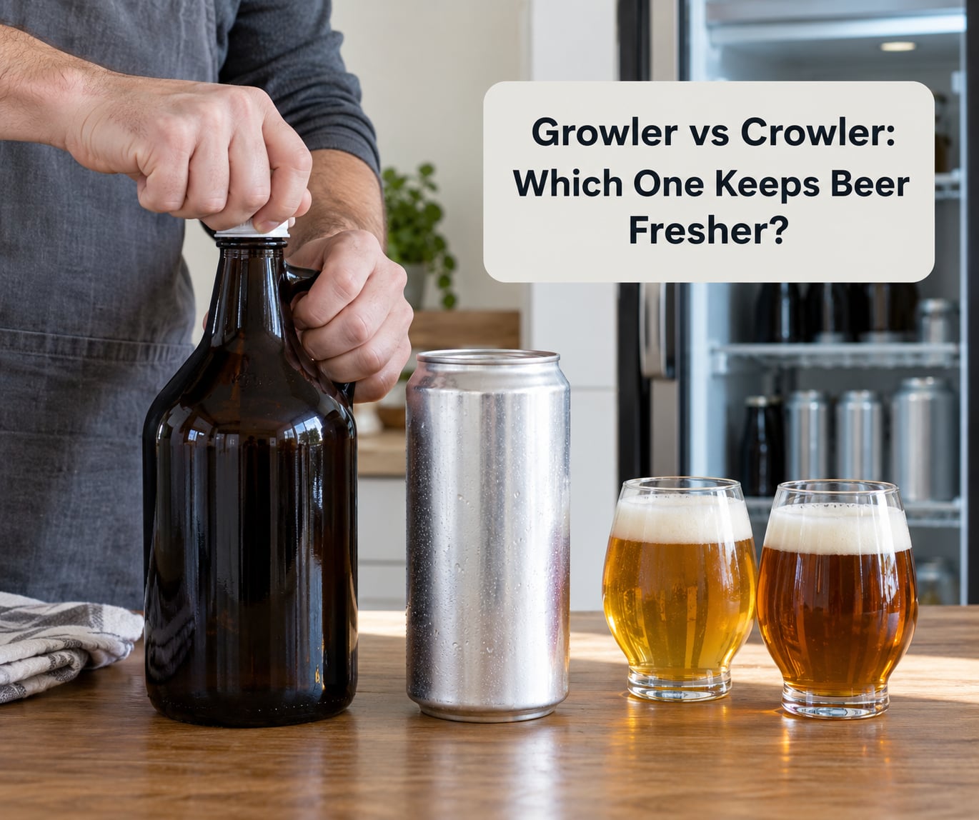 Growler vs Crowler: Which One Keeps Beer Fresher?