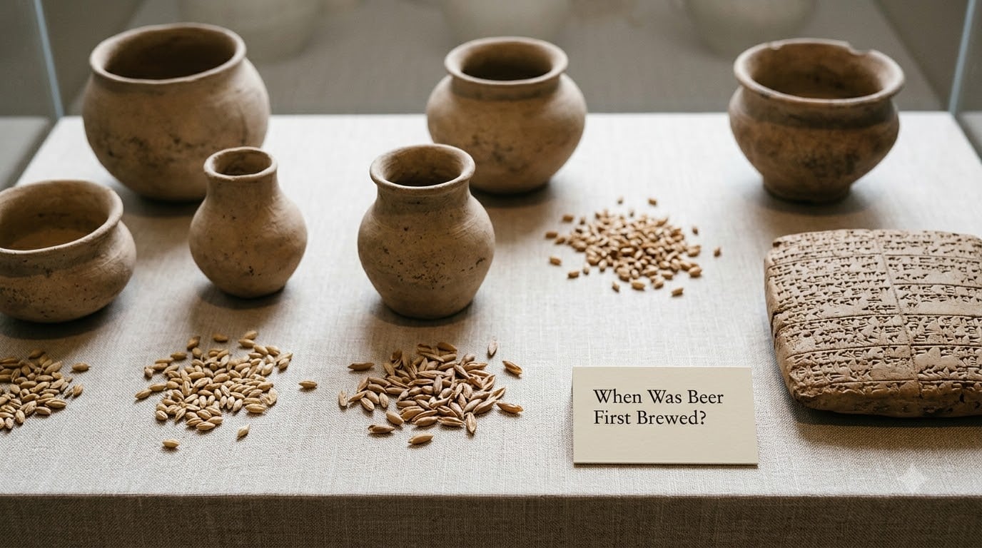 When Was Beer First Brewed?