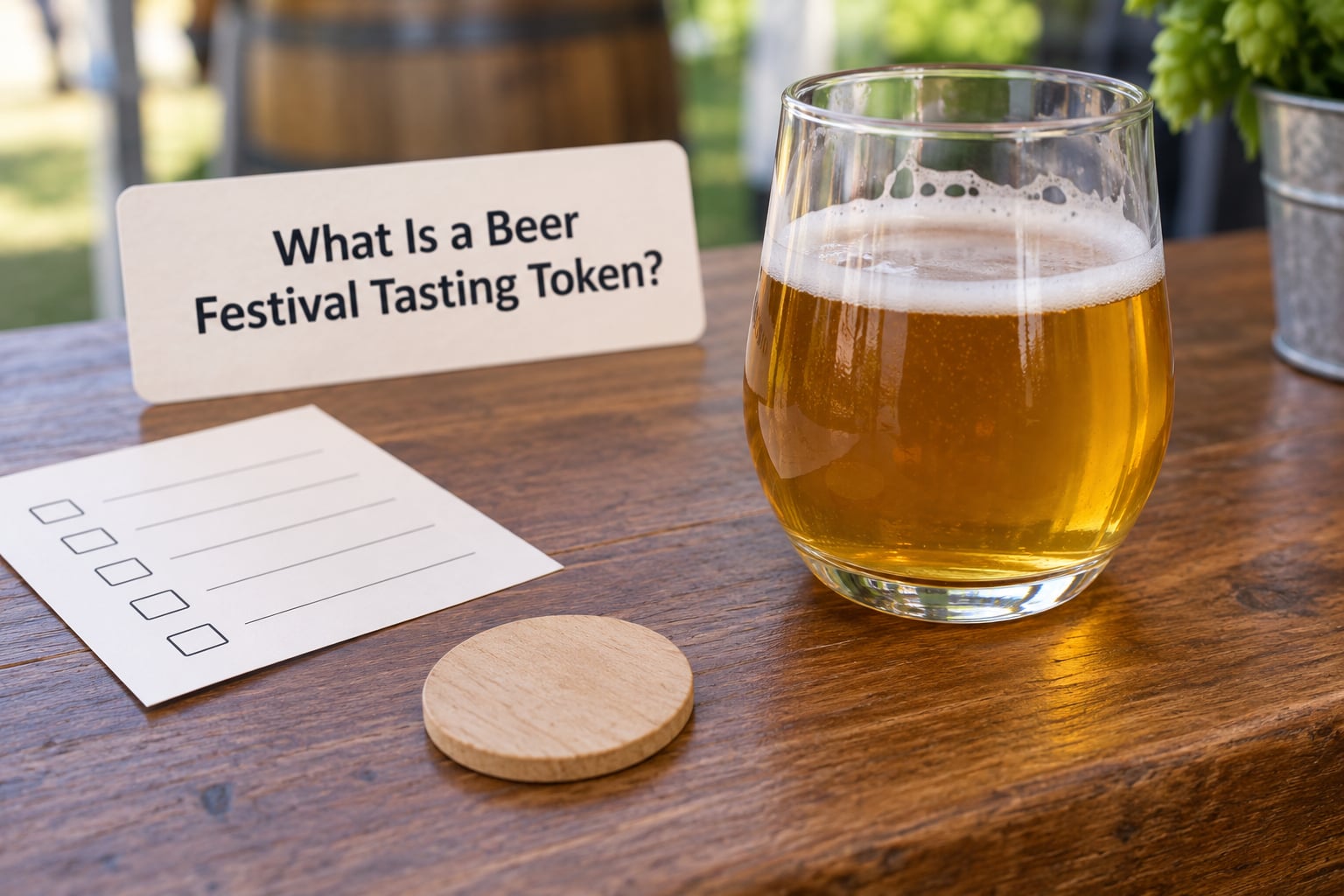 What Is a Beer Festival Tasting Token?