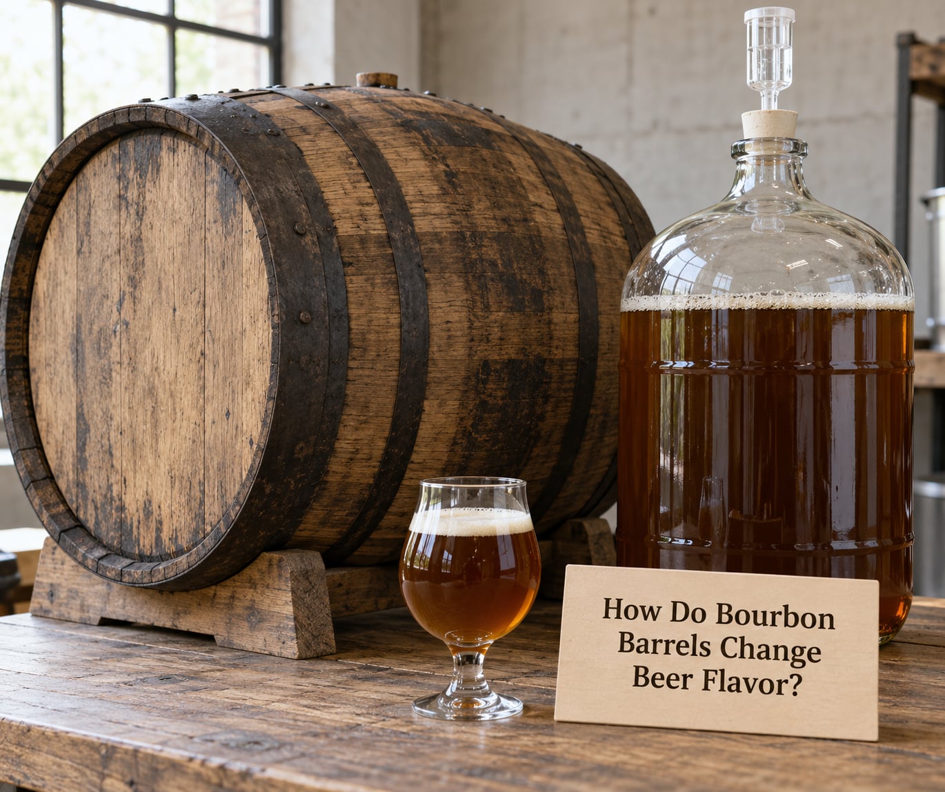How Do Bourbon Barrels Change Beer Flavor?