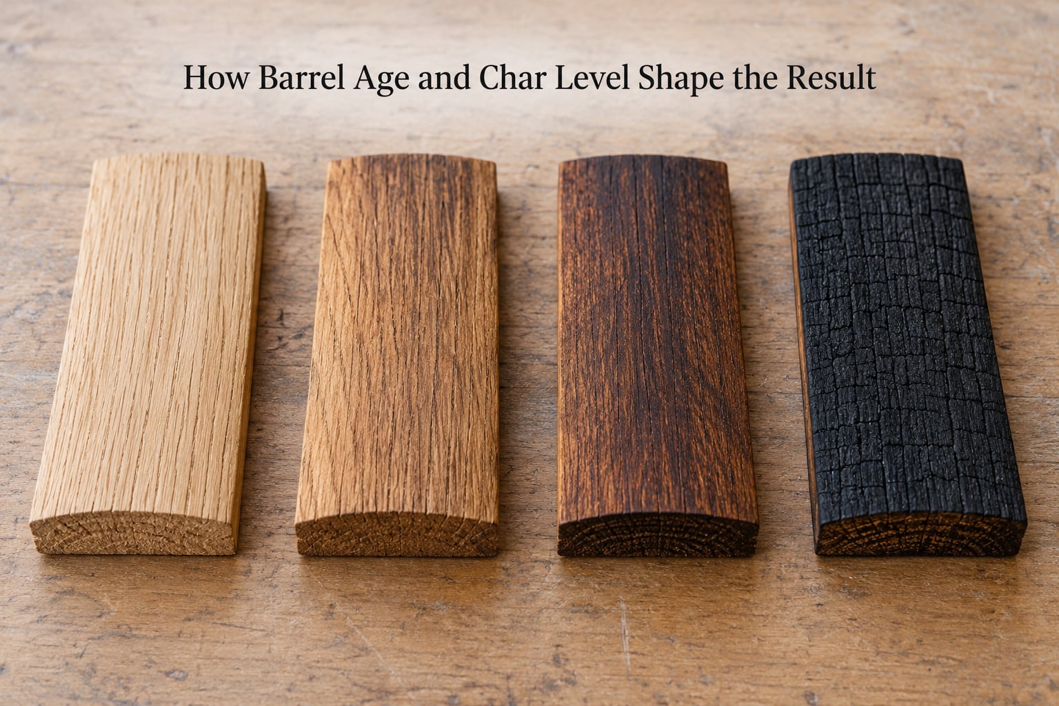 How Barrel Age and Char Level Shape the Result