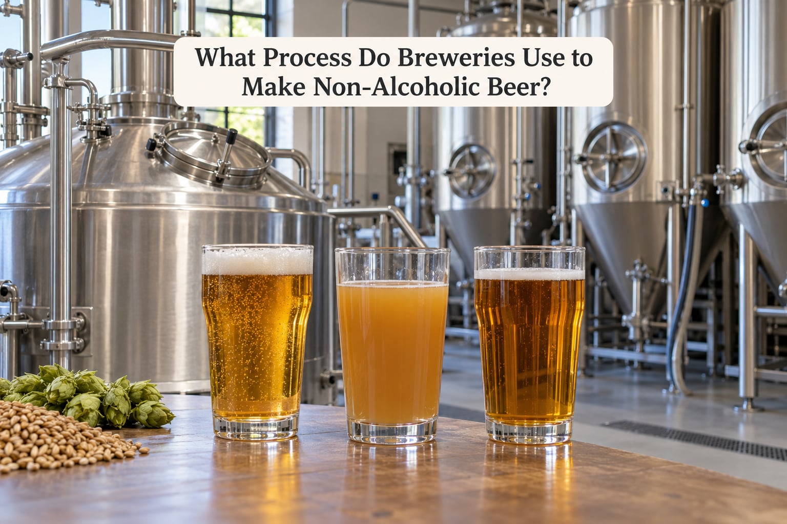 What Process Do Breweries Use to Make Non-Alcoholic Beer?