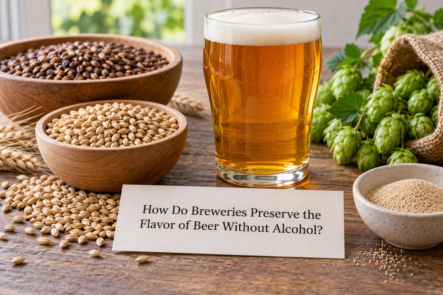 How Do Breweries Preserve the Flavor of Beer Without Alcohol?