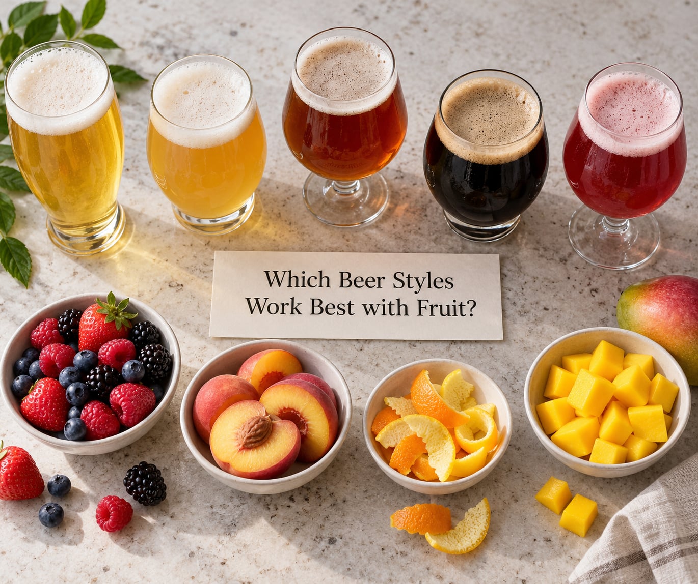 Which Beer Styles Work Best with Fruit?