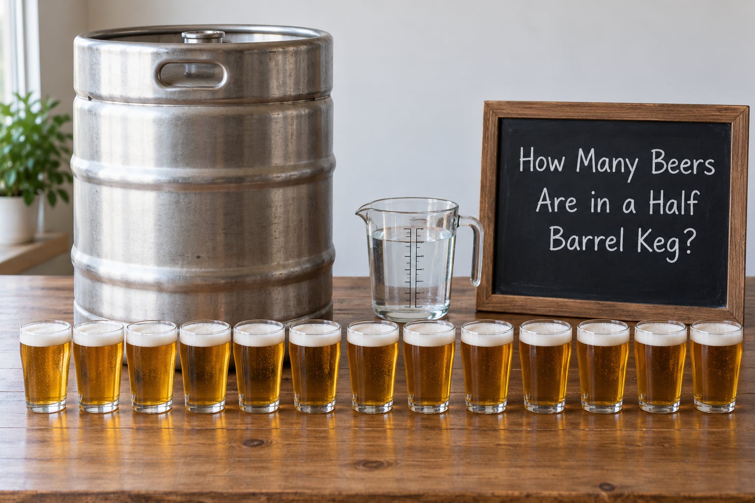 How Many Beers Are in a Half Barrel Keg?