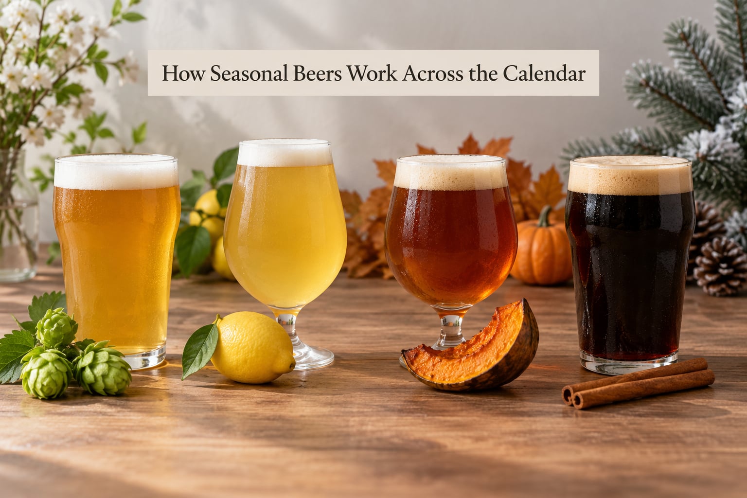 How Seasonal Beers Work Across the Calendar