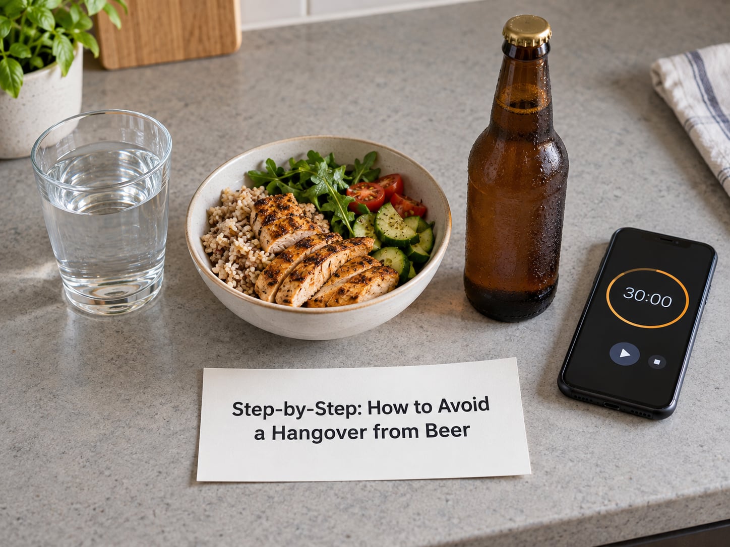 Step-by-Step: How to Avoid a Hangover from Beer