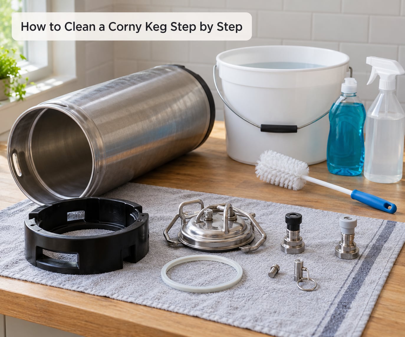 How to Clean a Corny Keg Step by Step