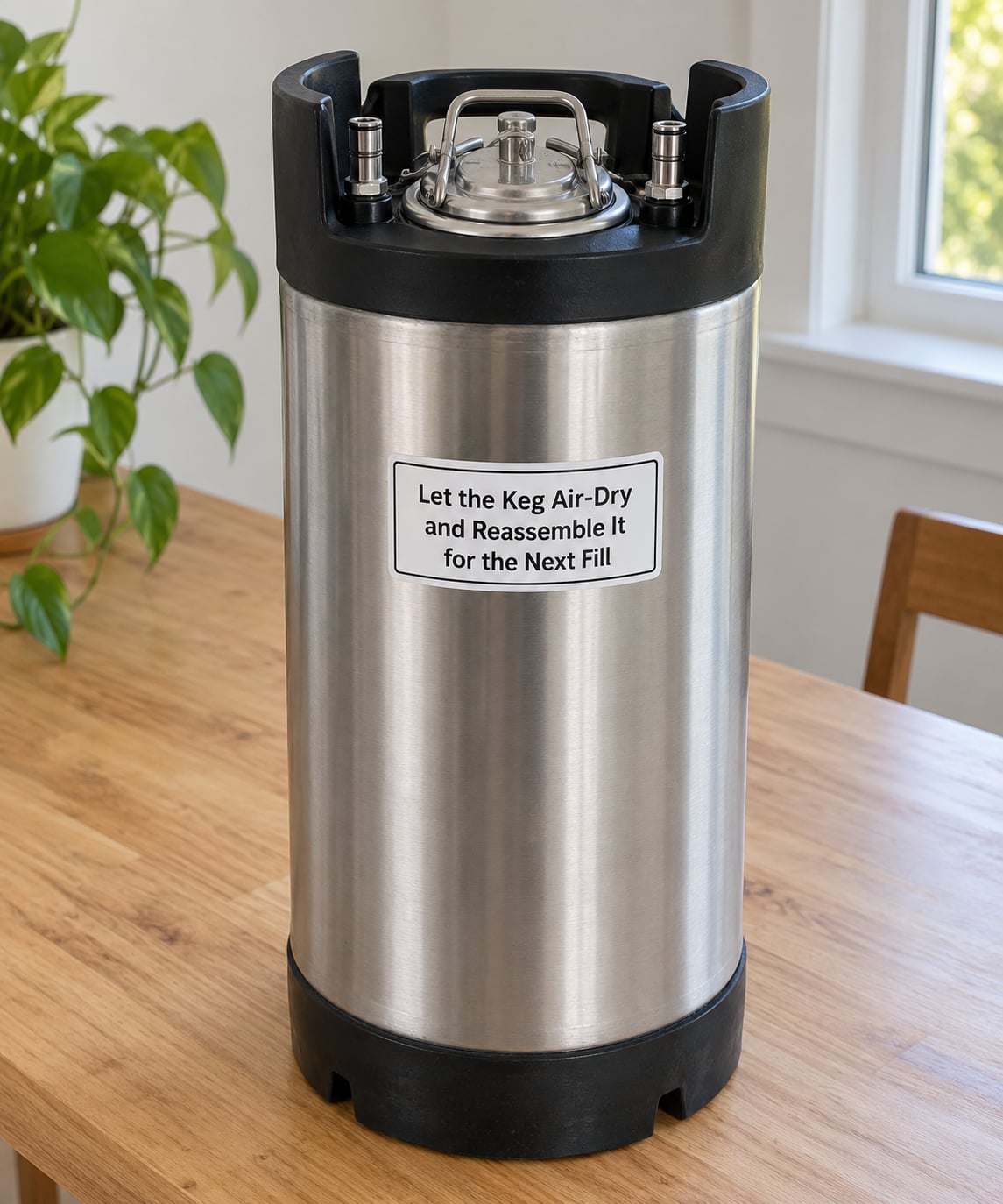 Let the Keg Air-Dry and Reassemble It for the Next Fill