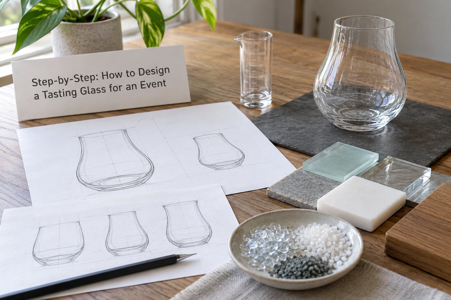 Step-by-Step: How to Design a Tasting Glass for an Event