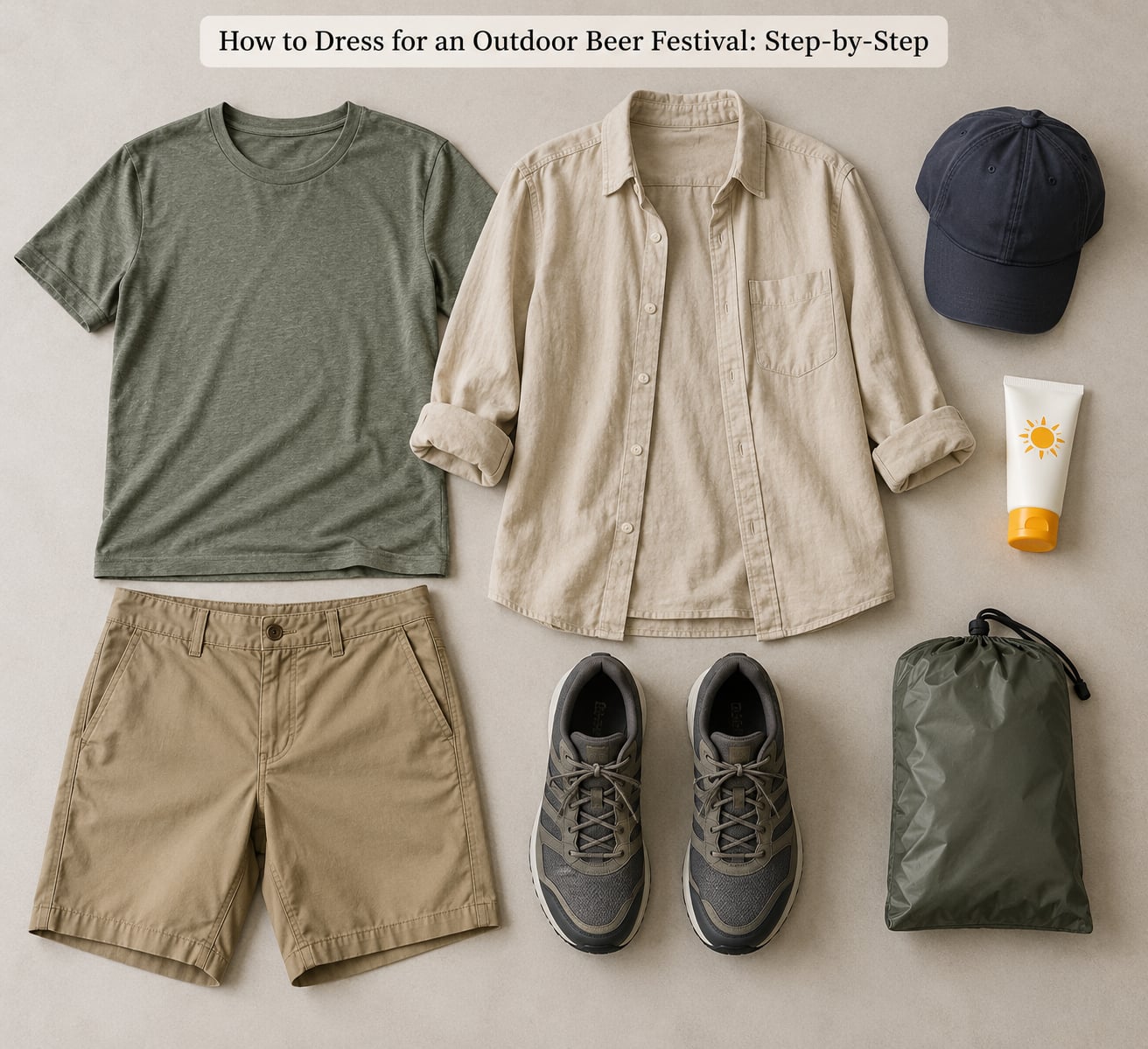 How to Dress for an Outdoor Beer Festival: Step-by-Step