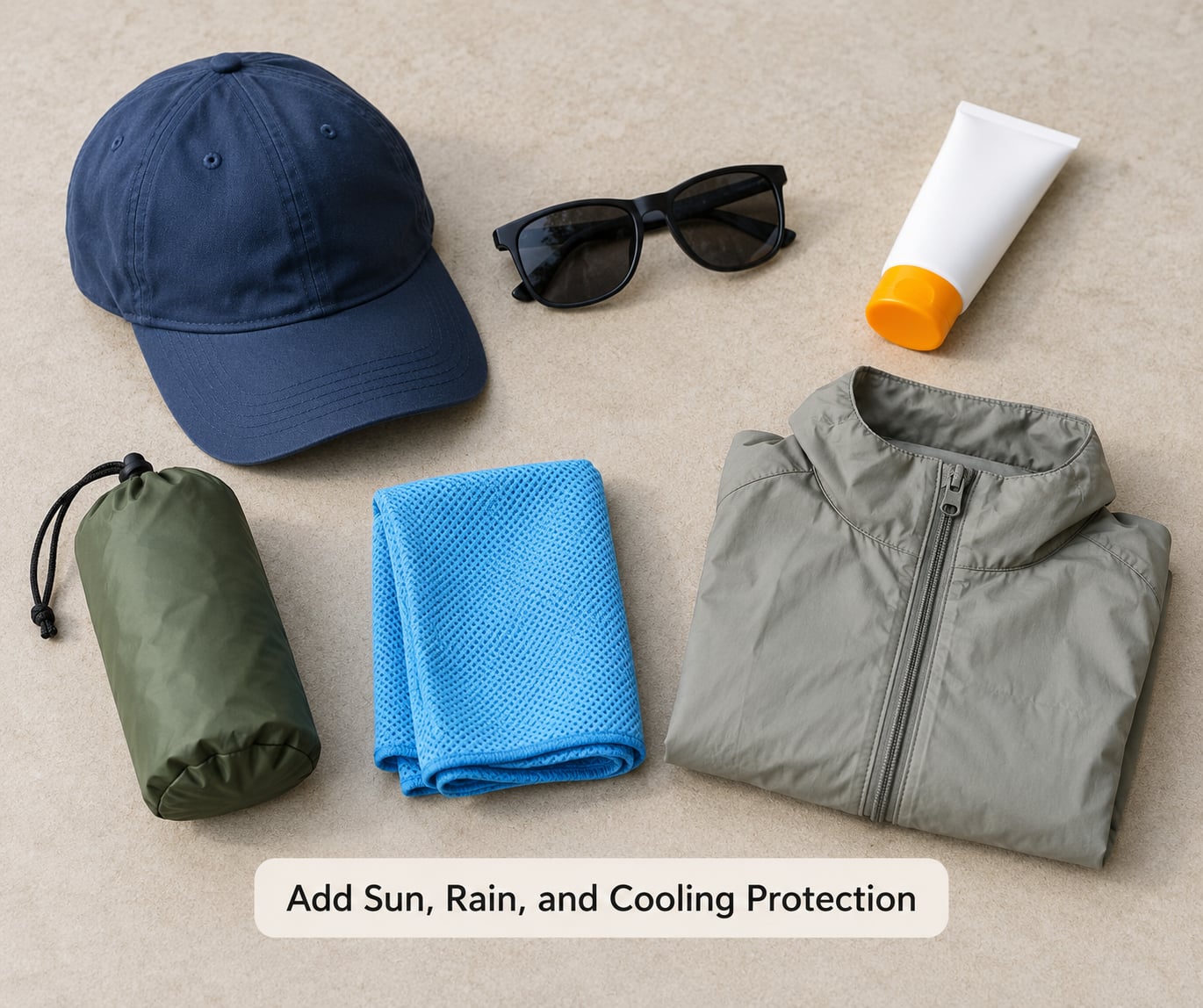 Add Sun, Rain, and Cooling Protection