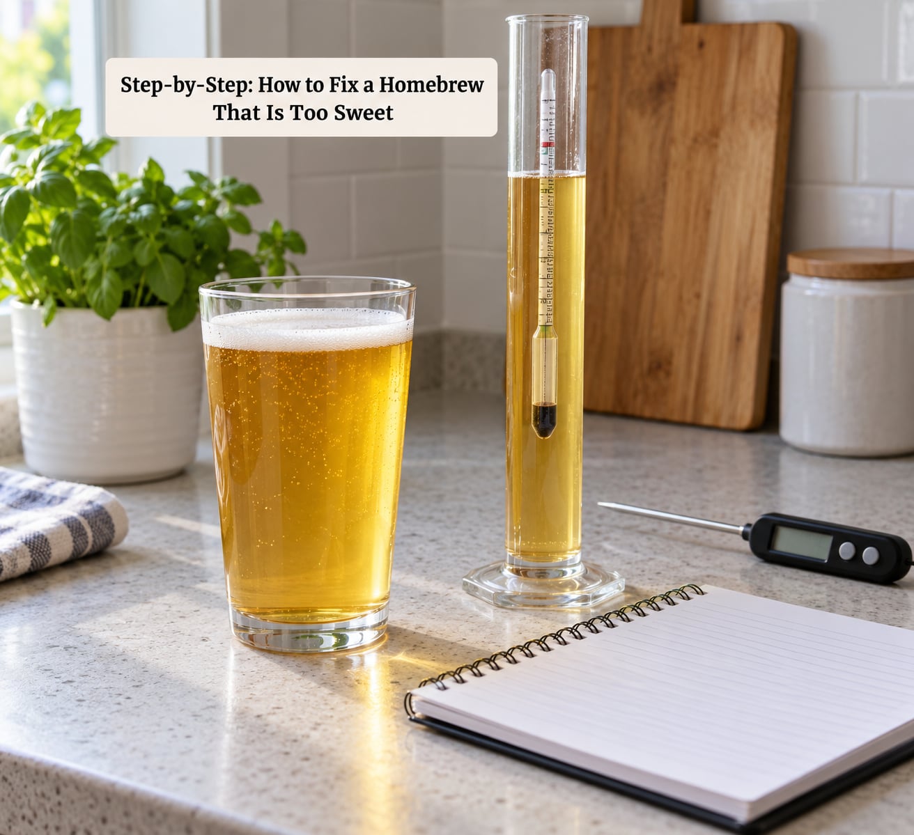 Step-by-Step: How to Fix a Homebrew That Is Too Sweet