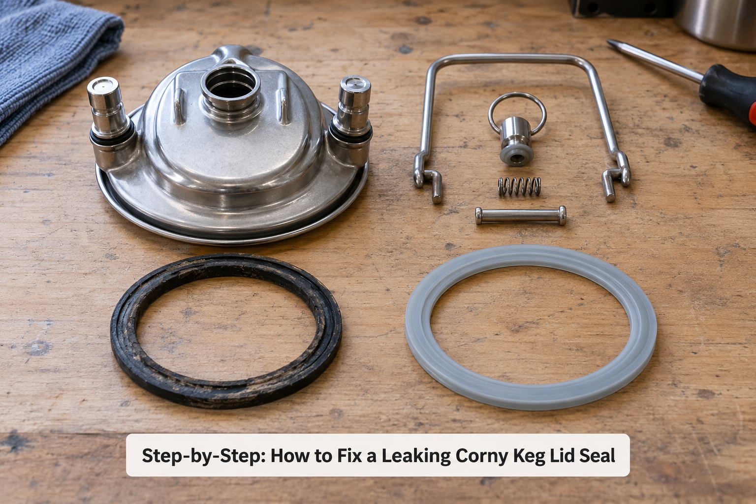 Step-by-Step: How to Fix a Leaking Corny Keg Lid Seal