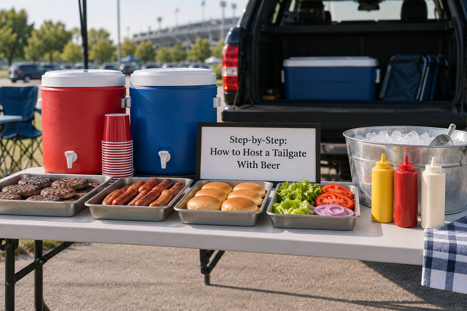 Step-by-Step: How to Host a Tailgate With Beer