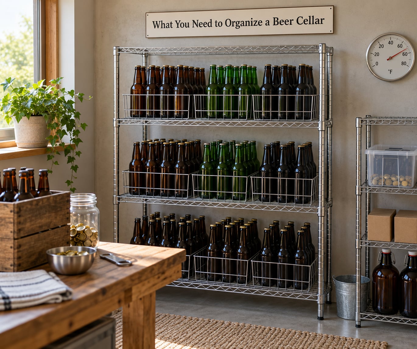 What You Need to Organize a Beer Cellar