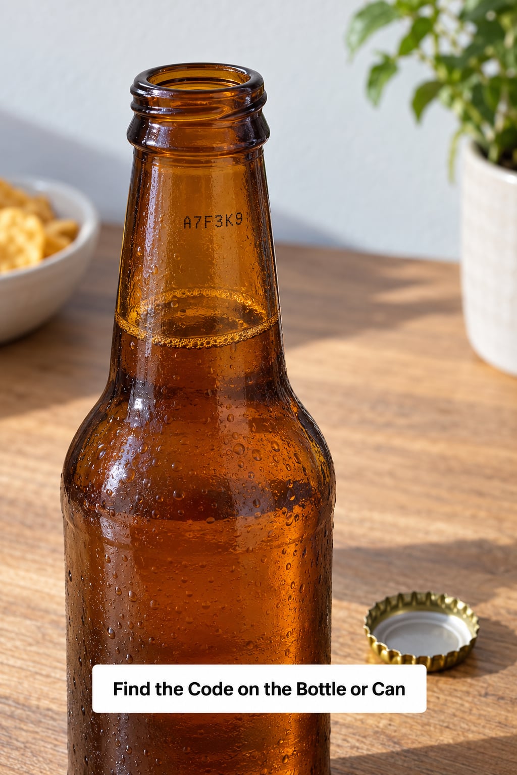 Find the Code on the Bottle or Can