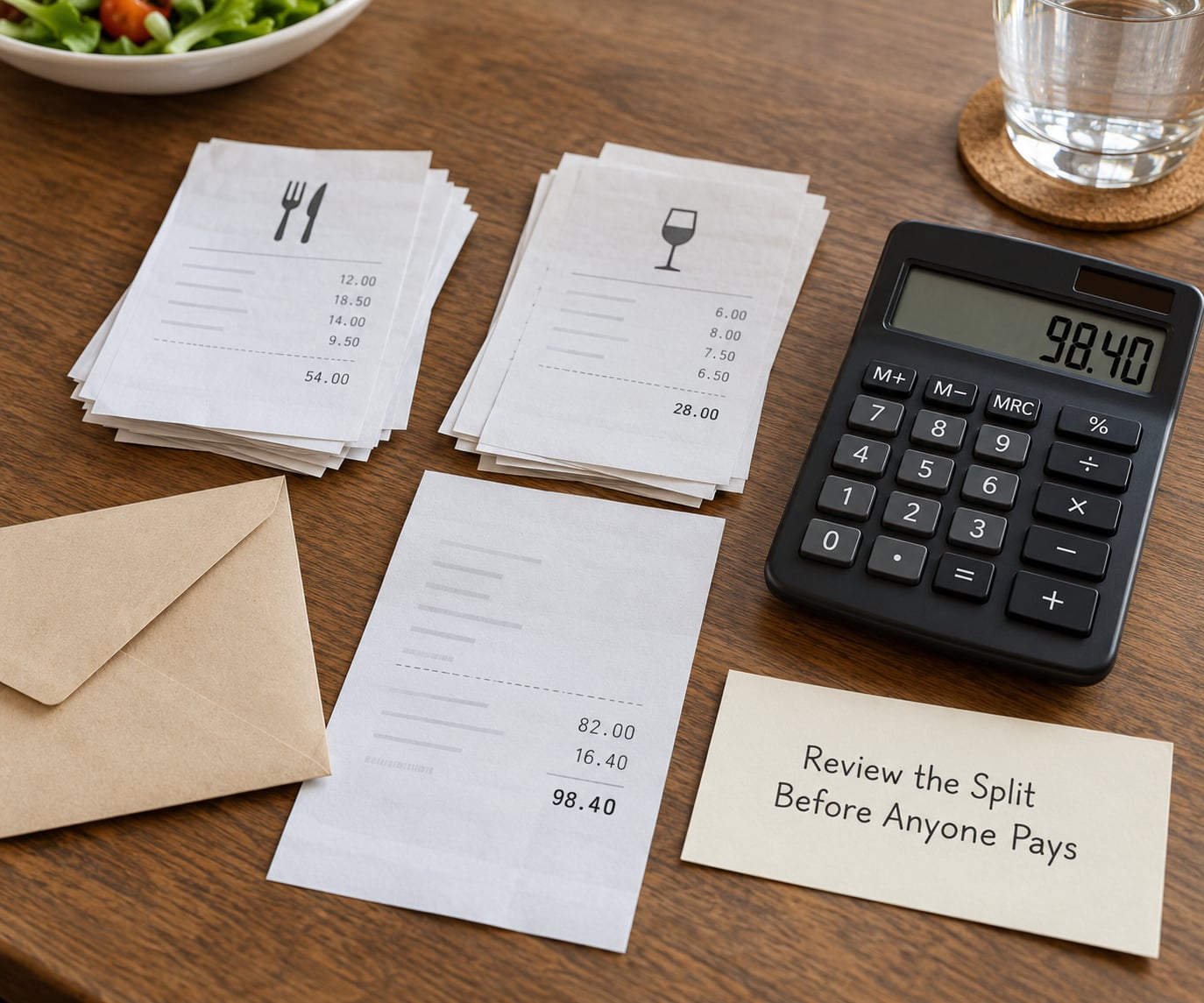 Review the Split Before Anyone Pays