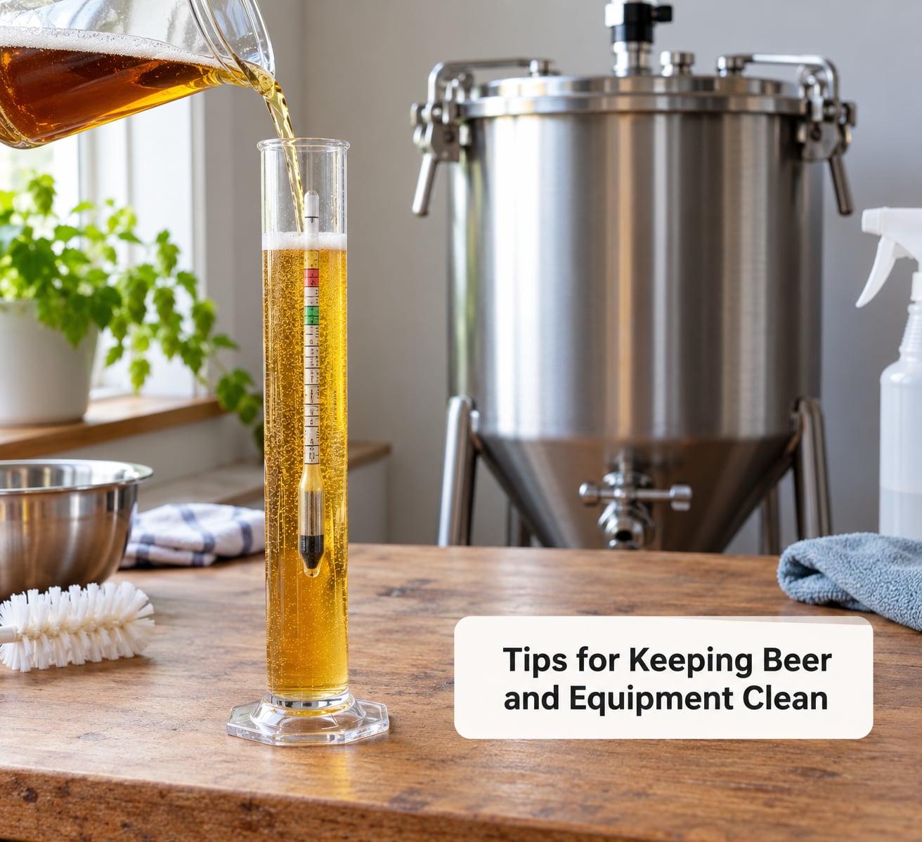Tips for Keeping Beer and Equipment Clean