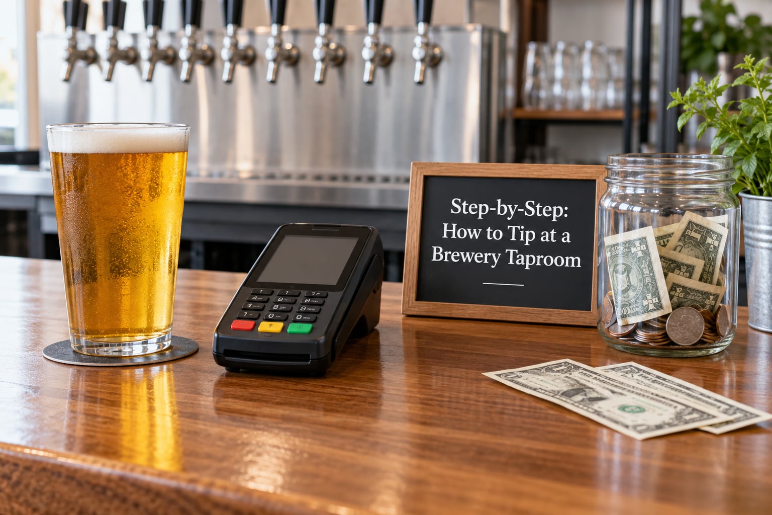 Step-by-Step: How to Tip at a Brewery Taproom
