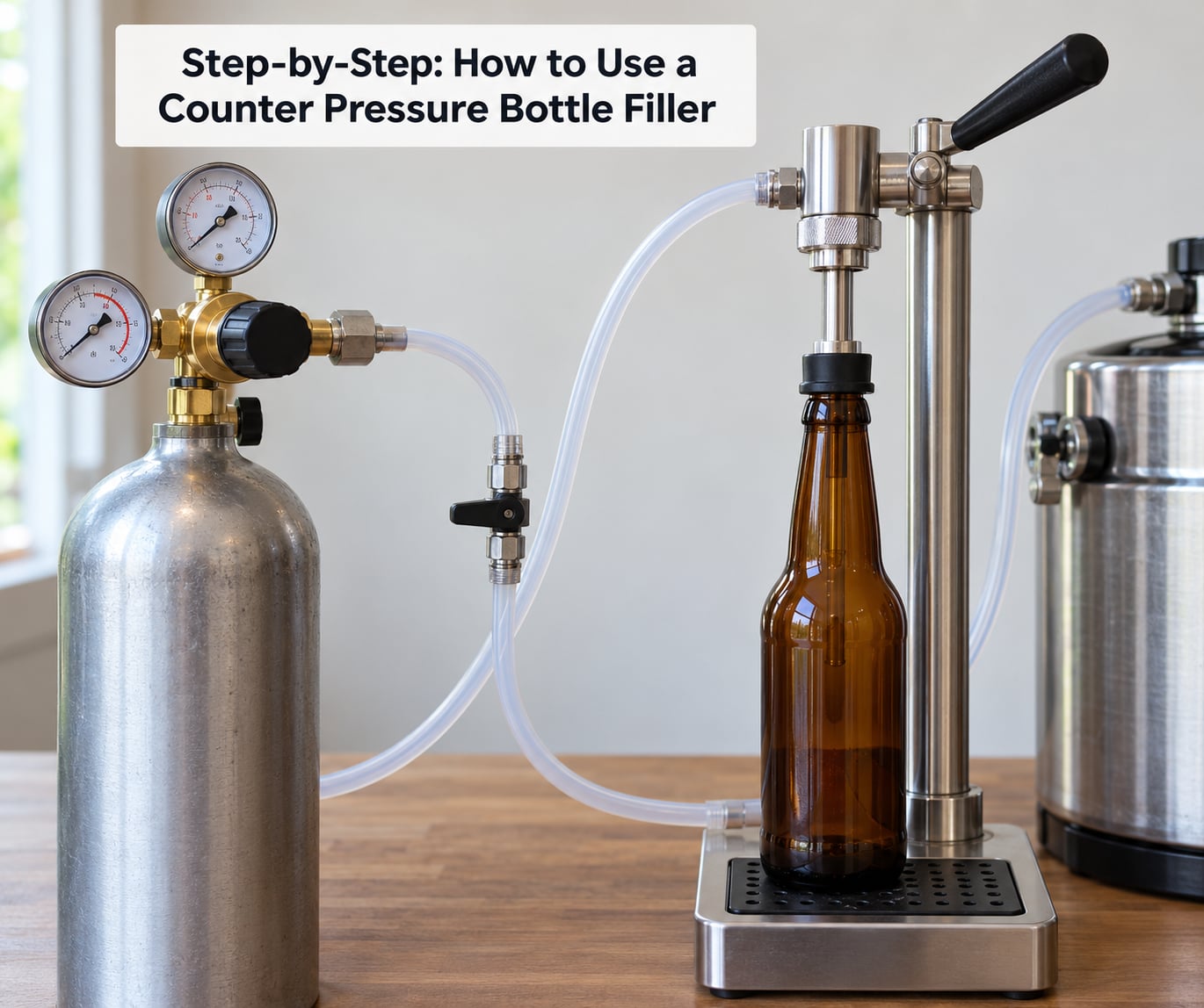 Step-by-Step: How to Use a Counter Pressure Bottle Filler