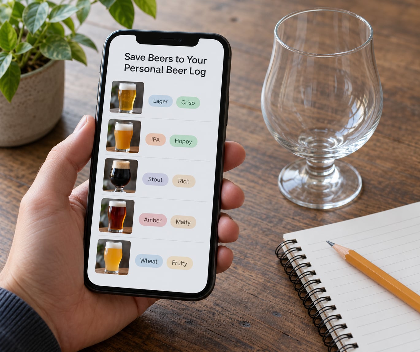 Save Beers to Your Personal Beer Log