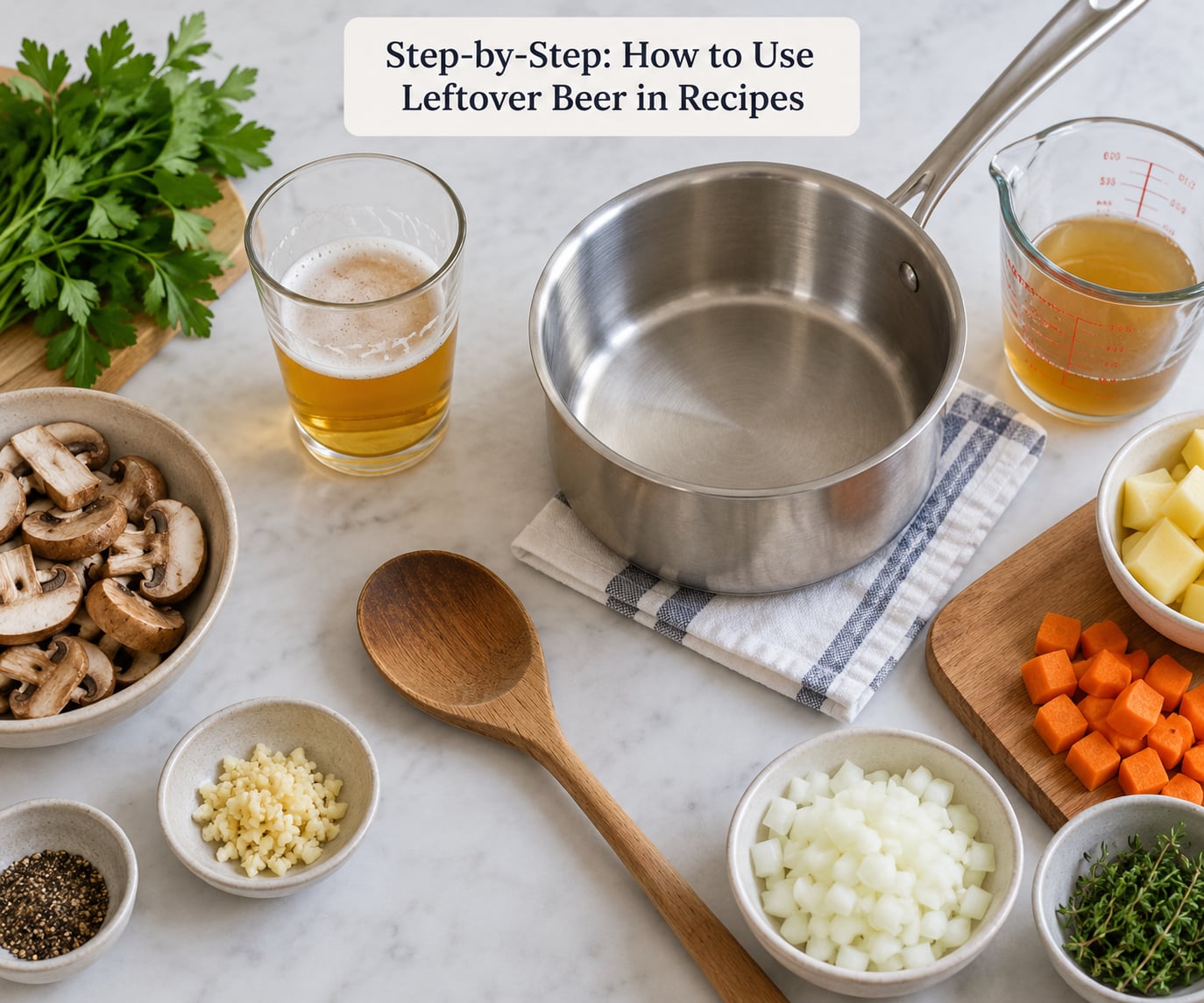 Step-by-Step: How to Use Leftover Beer in Recipes