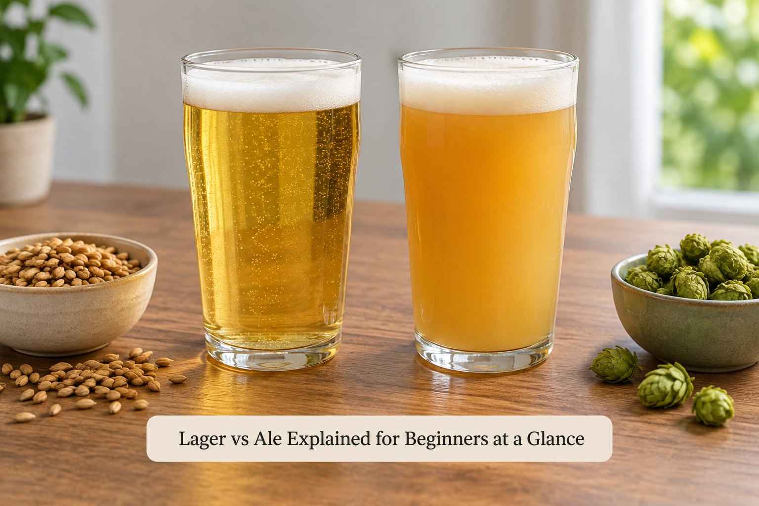 Lager vs Ale Explained for Beginners at a Glance