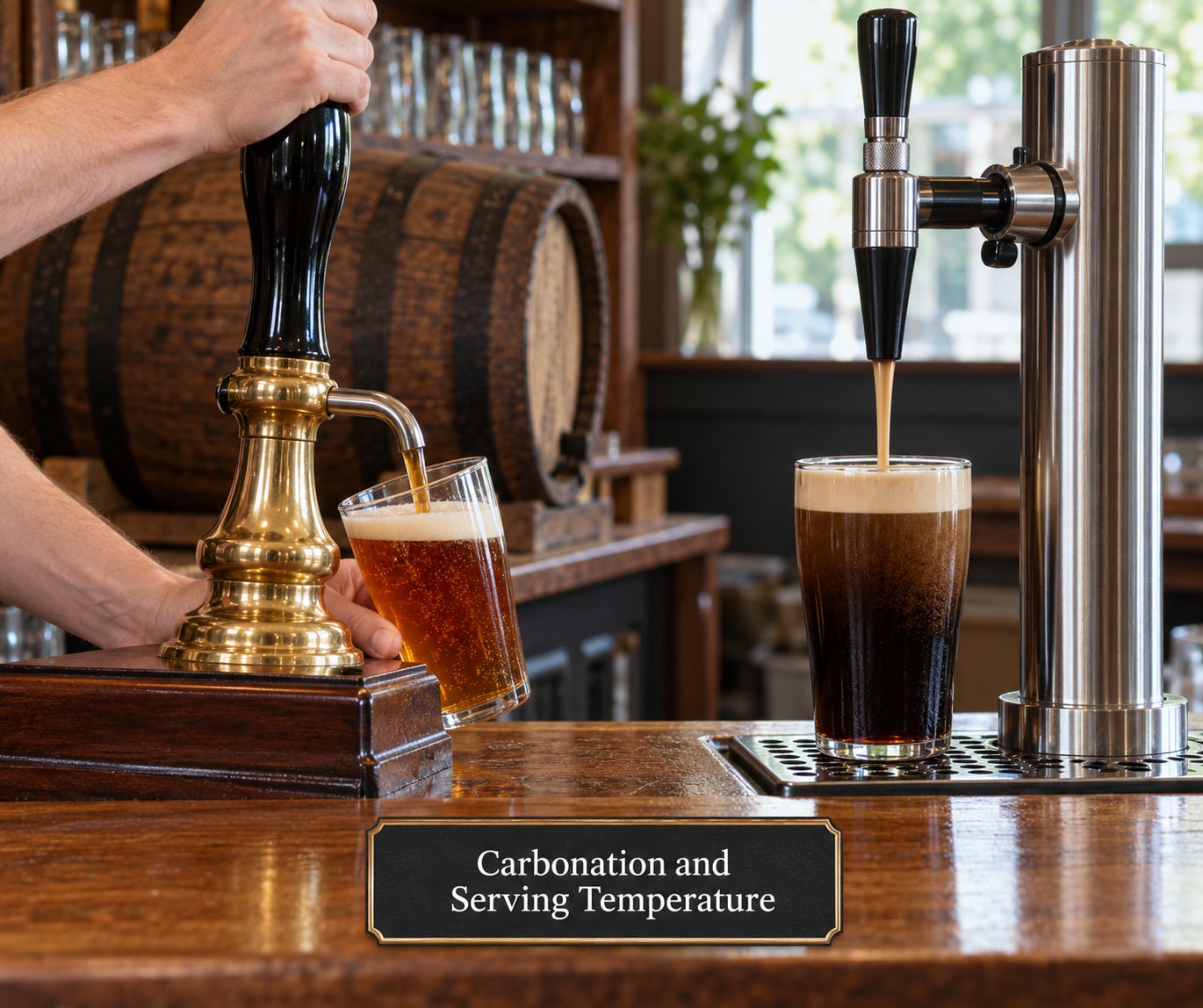 Carbonation and Serving Temperature