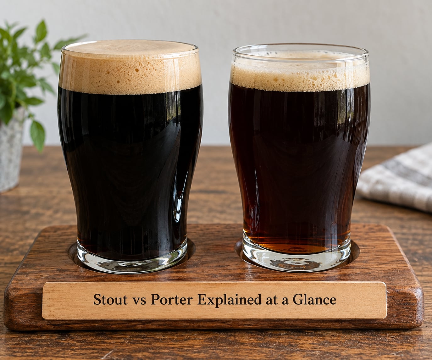 Stout vs Porter Explained at a Glance
