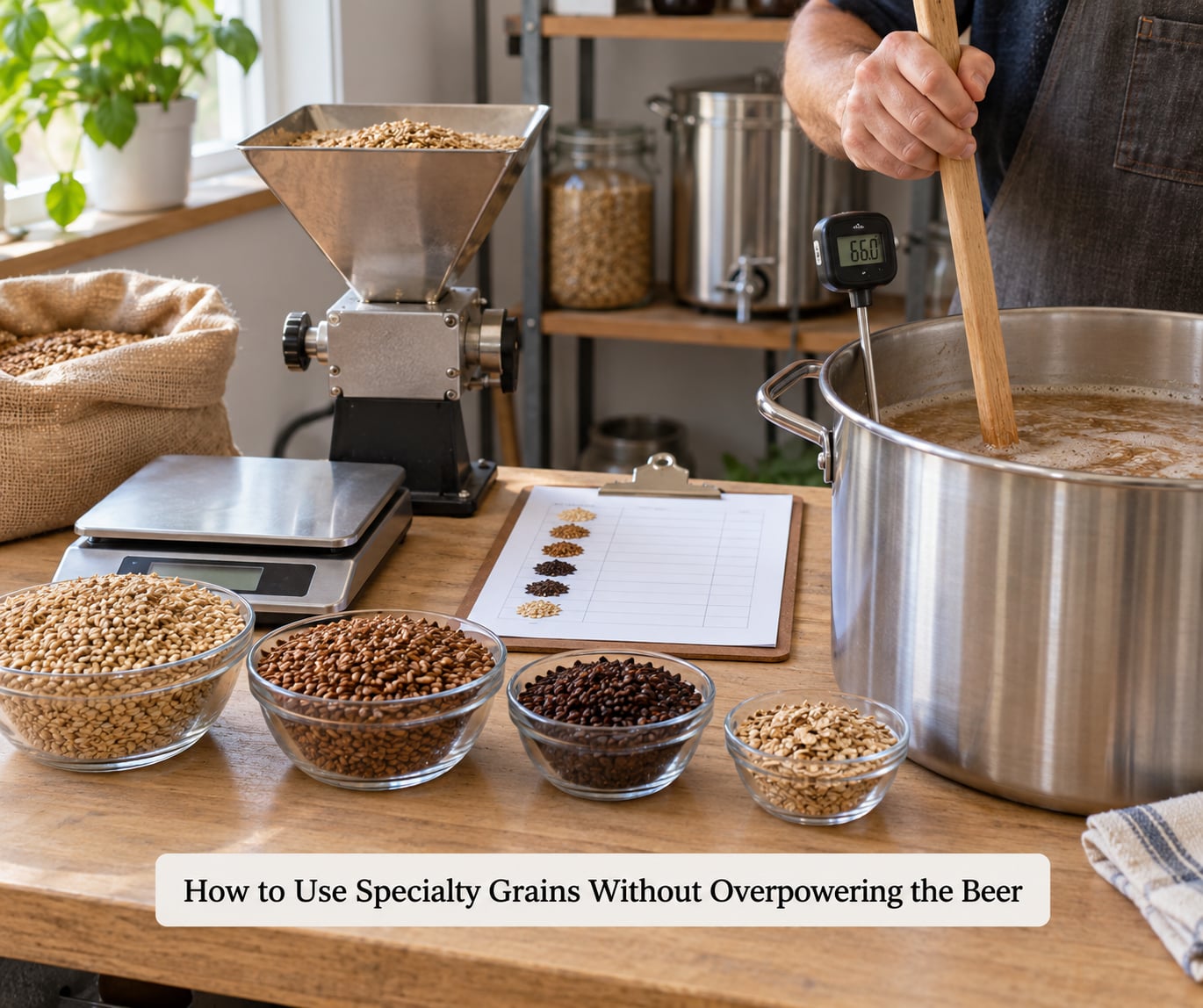 How to Use Specialty Grains Without Overpowering the Beer