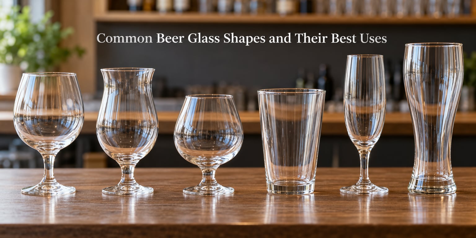 Common Beer Glass Shapes and Their Best Uses