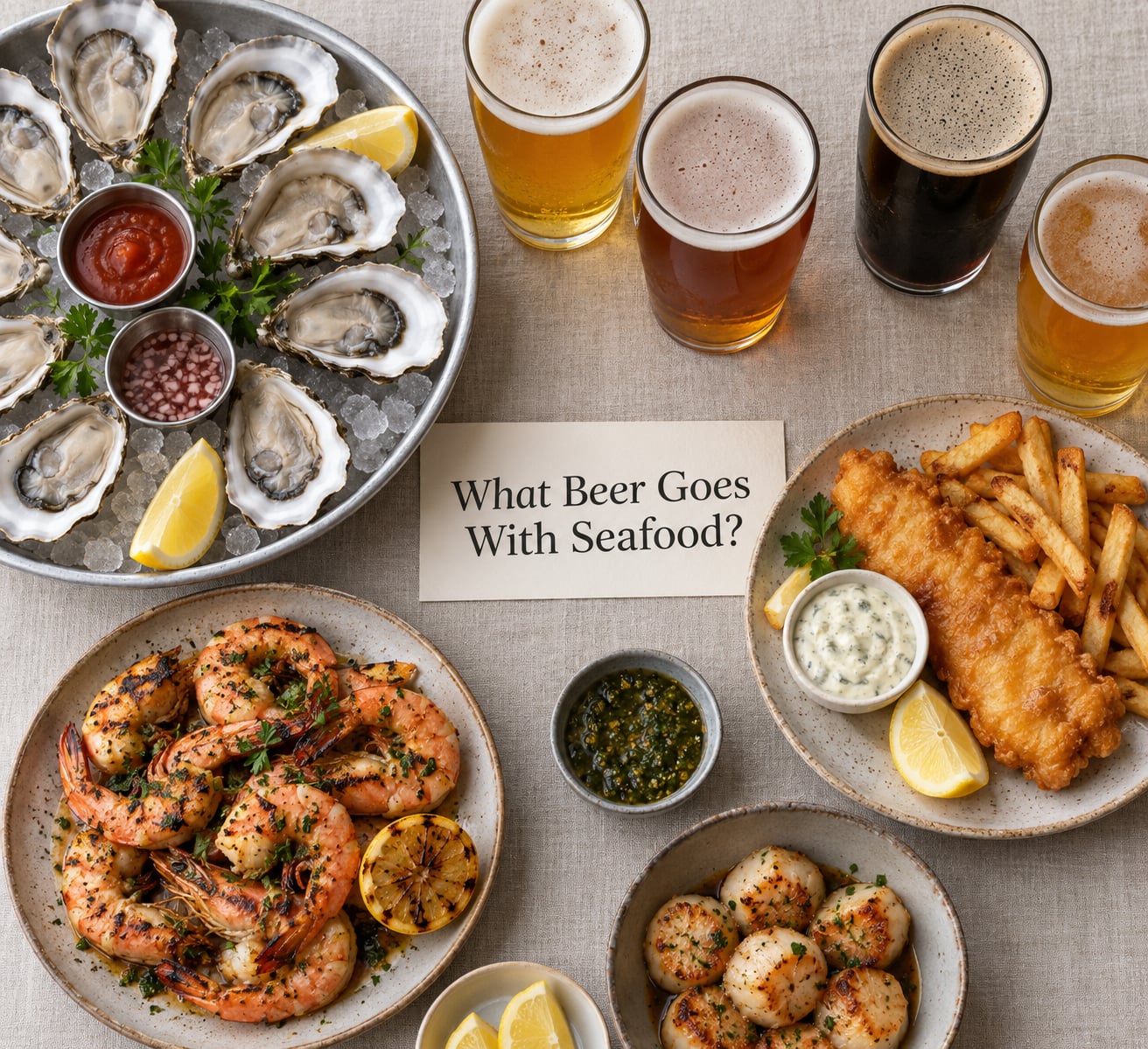 What Beer Goes With Seafood?