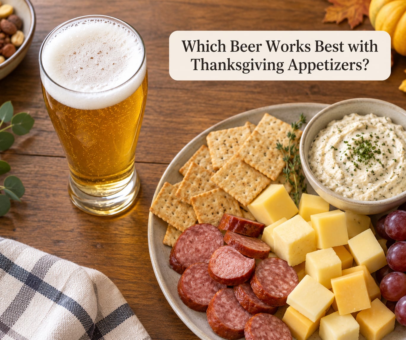 Which Beer Works Best with Thanksgiving Appetizers?